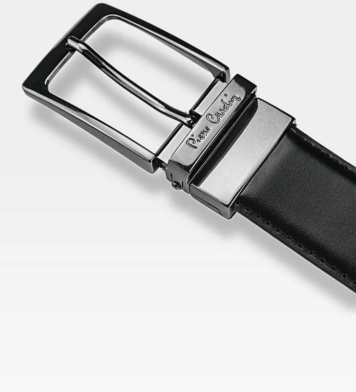 Vyriškas odinis diržas Pierre Cardin FWJX5, juodas