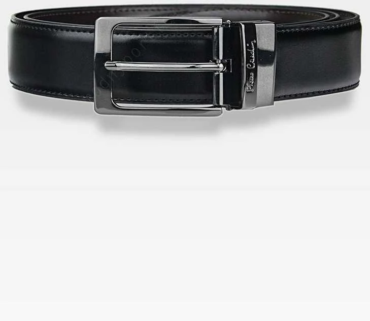 Vyriškas odinis diržas Pierre Cardin FWJX5, juodas
