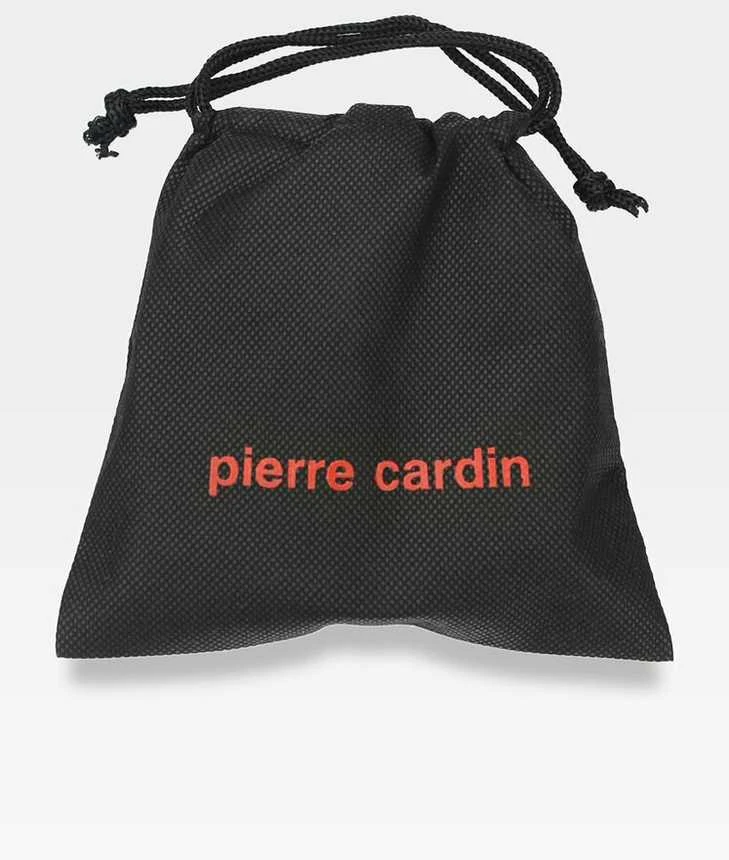 Vyriškas odinis diržas Pierre Cardin, juodas