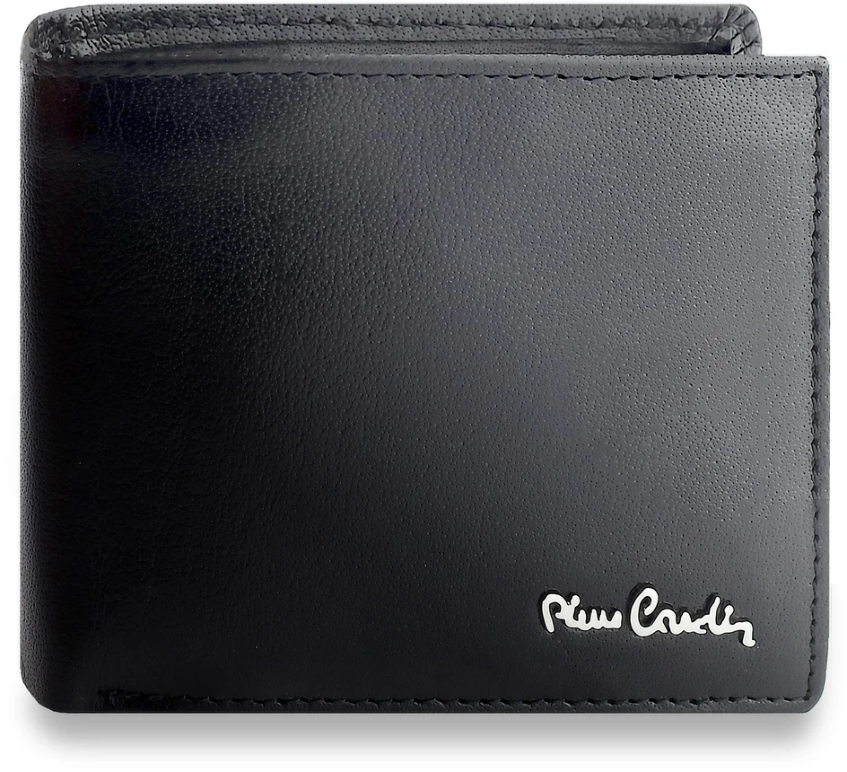 Vyriškas rinkinys Pierre Cardin: odinė piniginė ir dvipusis diržas, juodas/rudas 75T8806BR