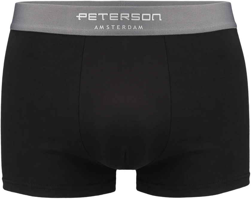 Vyriški juodi medvilniniai bokseriai Peterson, XL, 3 porų rinkinys