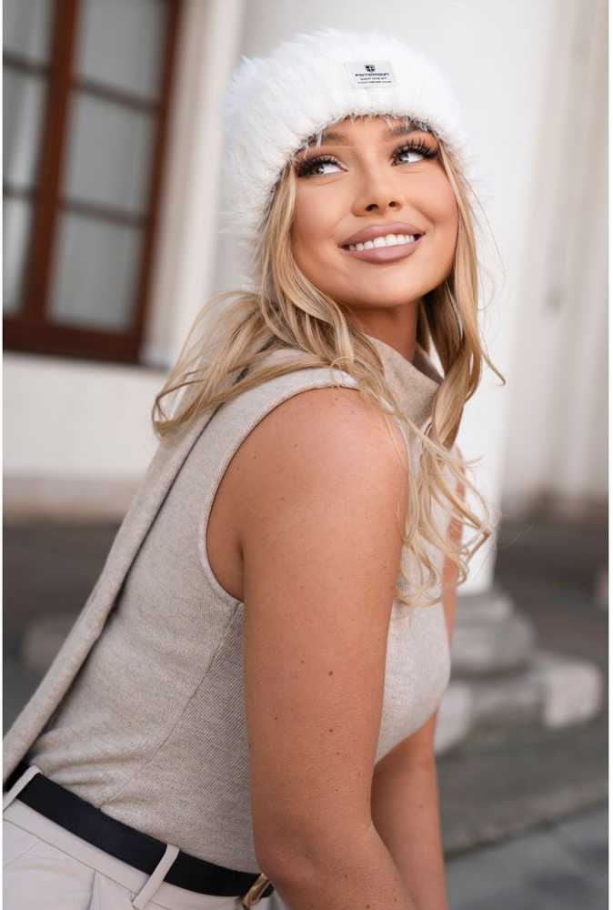 Žieminė kepurė moterims Peterson, balta