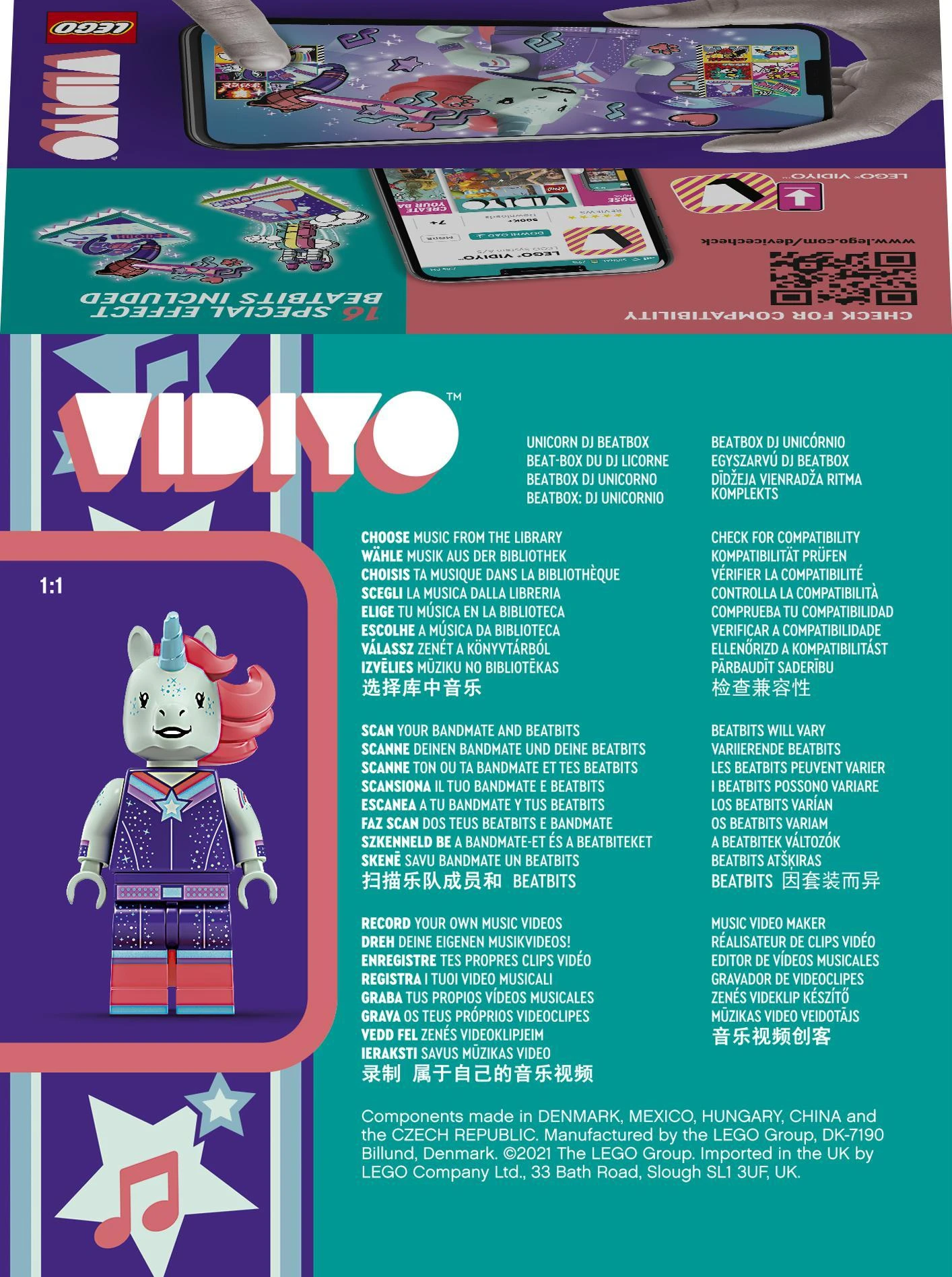 LEGO® VIDIYO Unicorn DJ BeatBox (43106)