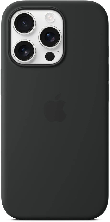 Apple iPhone 16 Pro Silicone Case with MagSafe - Black - MYYJ3ZM/A