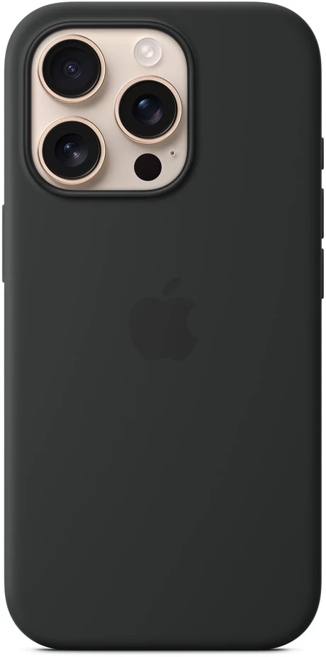 Apple iPhone 16 Pro Silicone Case with MagSafe - Black - MYYJ3ZM/A