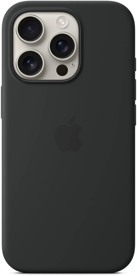 Apple iPhone 16 Pro Silicone Case with MagSafe - Black - MYYJ3ZM/A