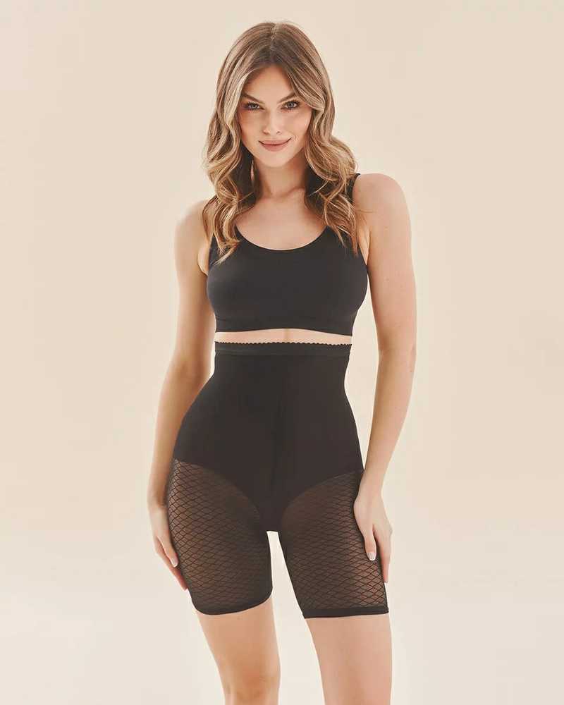 Gabriella Salvete Gabriella Formuojantys šortukai HIGH SHAPER SUMMER Juodas, 40 den.