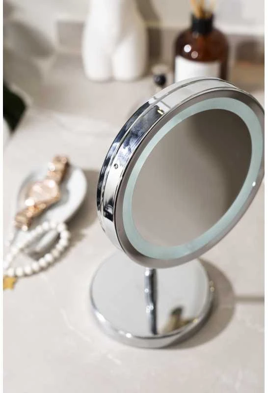 Adler | Veidrodis | AD 2159 | 15 cm | LED veidrodis | Chrome