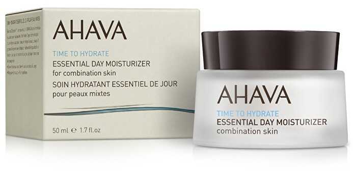 AHAVA Time To Hydrate Essential Day Moisturizer drėkinamasis dieninis veido kremas mišriai veido odai, 50 ml