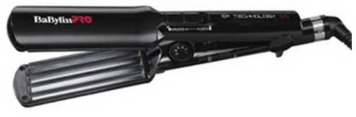 BaByliss PRO BABYLISS presuojamas geležis BAB2658EPCE Keraminė šildymo sistema, Statinės skersmuo 38 mm, Temperatūra (min) 150 °C, Temperatūra (maks.) 230 °C, Šildymo lygių skaičius 5, 125 W, Juodas, Taip, Taip