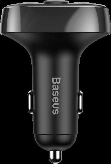 Baseus FM moduliatorius T tipo Bluetooth 2xUSB Micro SD – Juodas