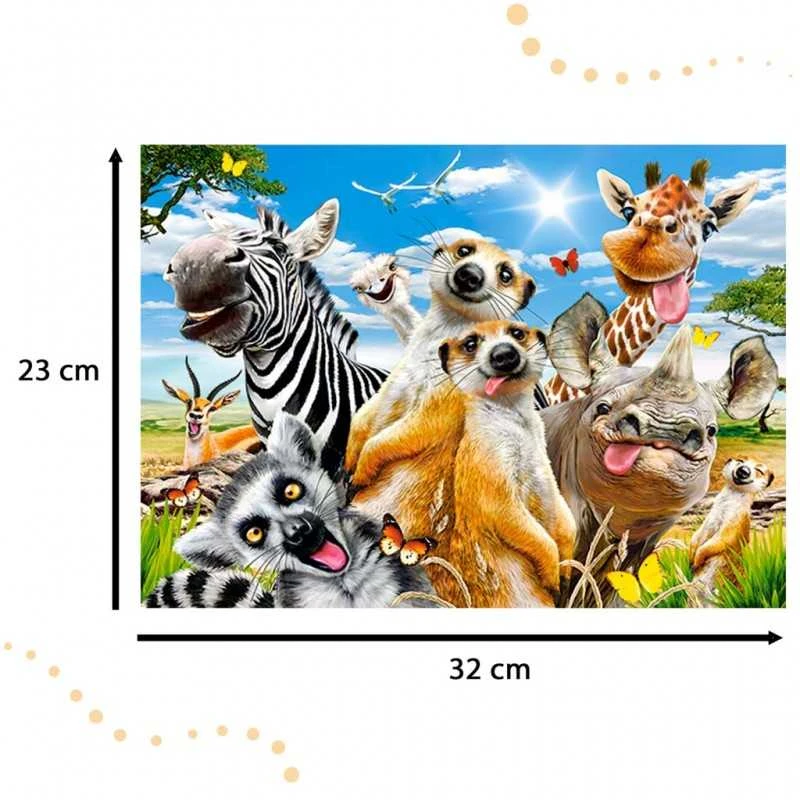 Castorland Dėlionė 260 vnt. - Afrikos gyvūnai