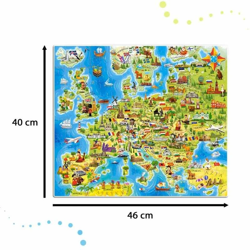 Castorland Dėlionė 180 vnt. - Europos žemėlapis