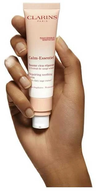 Clarins Calm-Essentiel atstatomasis raminamasis balzamas dieninis kreminis moterims, 30 ml