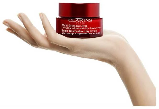 Clarins Super Restorative Day Kreminis Very Dry Skin Day Kreminis moterims, 50 ml