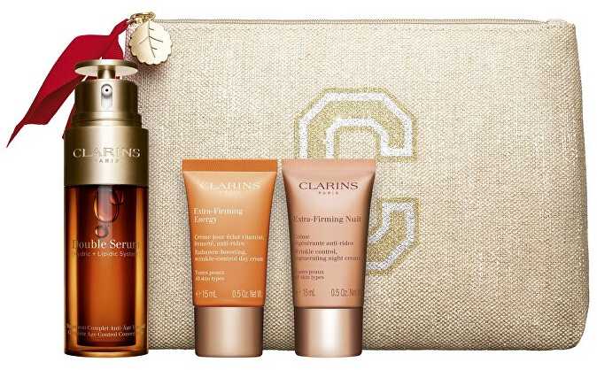 Clarins Dvigubas serumas - itin stangrinantis dovanų rinkinys