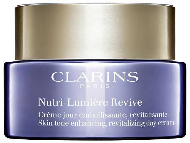 Clarins Nutri-Lumiére Revive Skin Tone Enhancing, Revitalizing Day Kreminis Day Kreminis moterims, 50 ml
