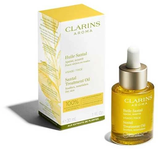 Clarins Priežiūros aliejus sausai ir labai sausai odai Santal (. aliejus) 30 ml
