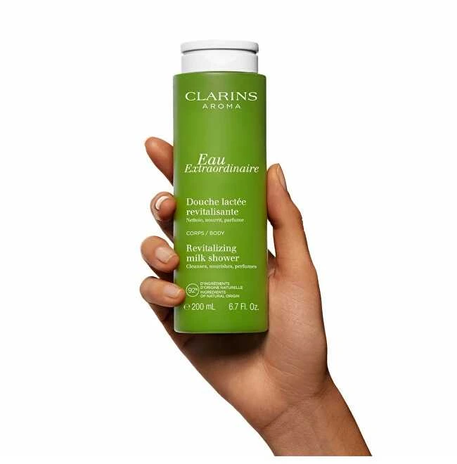 Clarins Eau Extraordinaire Revitalizing Shower Milk gaivinantis pieniškas prausiklis kūnui, 200 ml