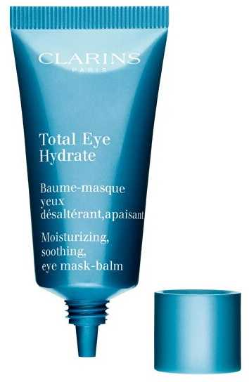 Clarins Total Eye Hydrate drėkinamoji, raminanti, paakių kaukė-balzaminė akių kaukė moterims, 20 ml