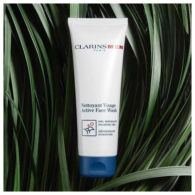 "Clarins" valomasis putojantis gelis vyrams vyrams ("Active Face Wash") 125 ml