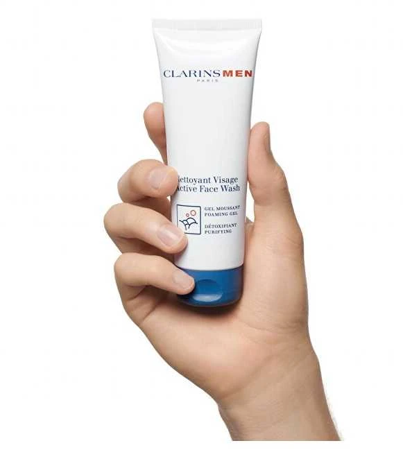 "Clarins" valomasis putojantis gelis vyrams vyrams ("Active Face Wash") 125 ml