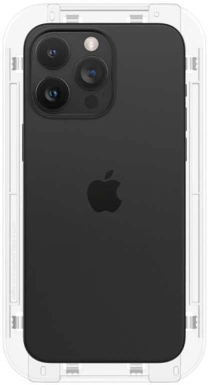GRŪDINTAS STIKLAS SPIGEN GLAS.TR EZ FIT FC IPHONE 15 PRO MAX Juodas