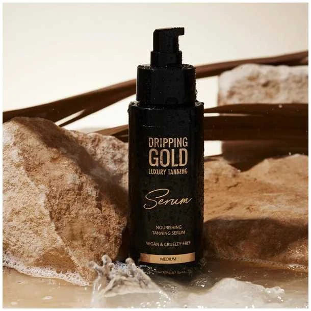 Dripping Gold Savaiminio įdegio serumas Medium (įdegio serumas) 150 ml