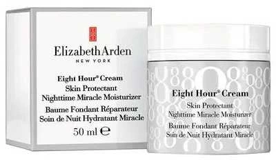 Elizabeth Arden Eight Hour Nighttime Miracle Moisturizer Drėkinamasis naktinis veido kremas 50ml