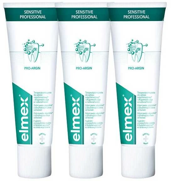 Elmex Dantų pasta Sensitive Professional 3 x 75 ml