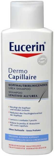 Eucerin DermoCapillaire raminamasis šampūnas su šlapalu, 250 ml