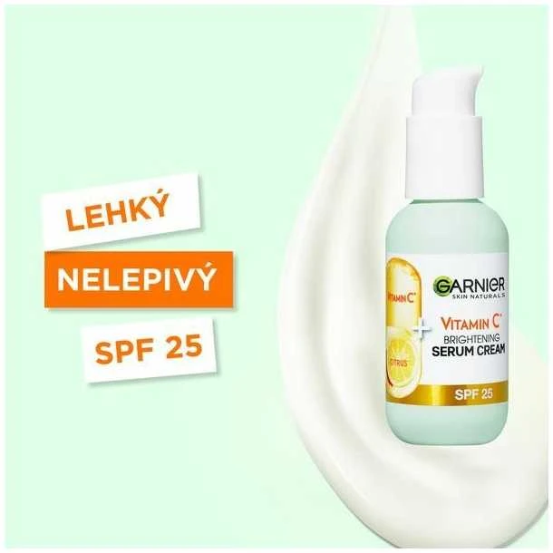 Garnier Skin Naturals Vitamin C Brightening Serum Kreminis Skin Serum moterims, 50 ml