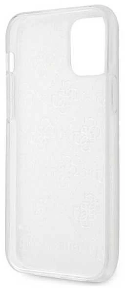 Guess GUHCP12M3D4GTR Apple iPhone 12/12 Pro 6,1″ skaidrus kietas dėklas 4G 3D Pattern Collection