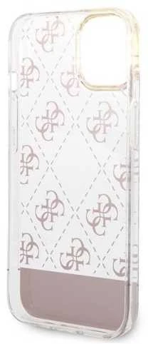 Dėklas GUESS GUHCP14MHG4MHP IPHONE 14 PLUS / 15 PLUS 6.7 "Rožinis / Rožinis HARDCASE 4G PATTERN SCRIPT