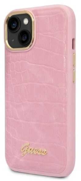 Guess GUHCP14LHGJGHA Apple iPhone 14 Pro 6,1″ žalias kietas dėklas Jungle Collection