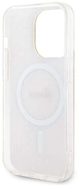 Guess GUHMP14LH4STP Apple iPhone 14 Pro 6.1″ rožinės spalvos kietas dėklas 4G MagSafe
