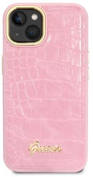 Guess GUHCP14LHGJGHA Apple iPhone 14 Pro 6,1″ žalias kietas dėklas Jungle Collection