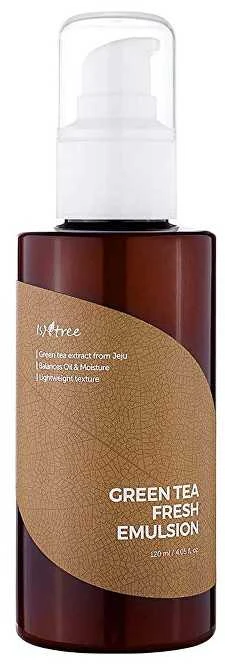 Isntree Žaliosios arbatos raminamoji veido emulsija (šviežia emulsija) 120 ml