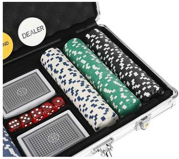 Iso Trade Pokeris – 300 žetonų rinkinys HQ lagamine