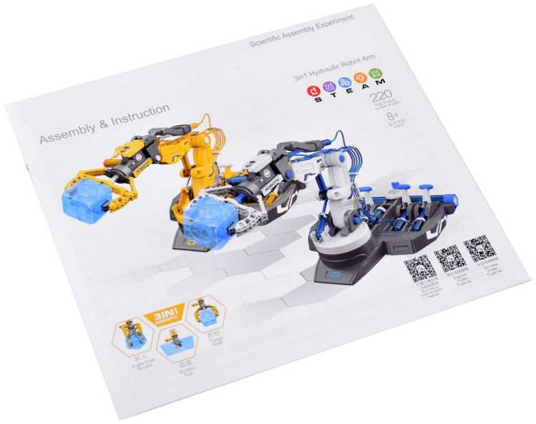 Jokomisiada Pasidaryk pats 3in1 hidraulinė roboto ranka 220el ZA4199