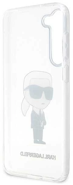 Karl Lagerfeld dėklas, skirtas Samsung Galaxy S23 KLHCS23SHNIKTCT permatomas HC IML NFT Ikonik