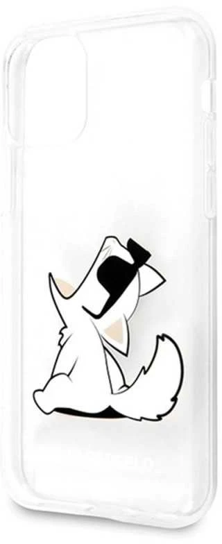 Karl Lagerfeld dėklas, skirtas iPhone 11 KLHCN61CFNRC permatomam kietam dėklui Choupette Fun