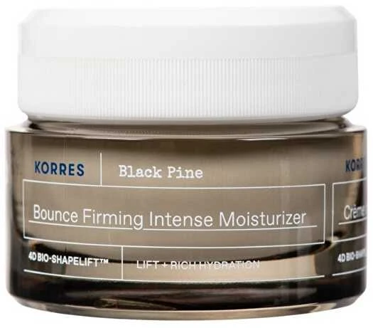 Korres Juodas Pine Bounce Firming Intense Moisturizer Day Kreminis