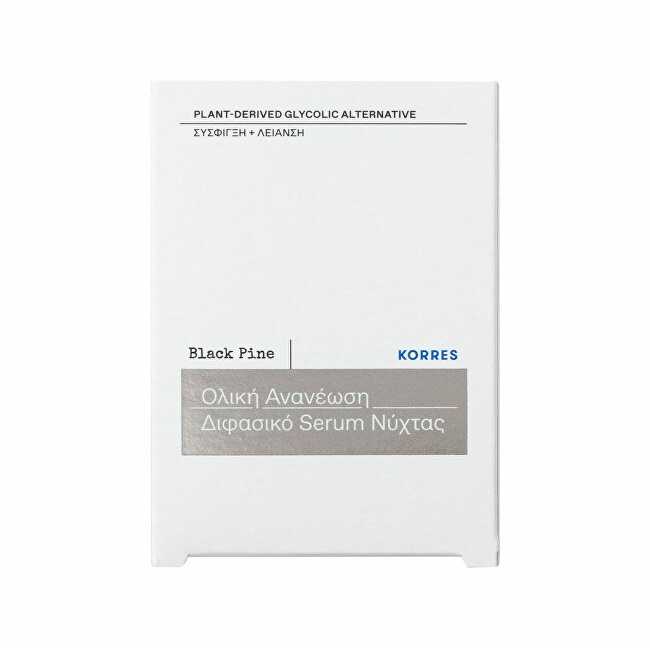 Korres Stangrinamasis naktinis serumas "Juodas Pine" (Overnight Total Revival Serum) 30 ml
