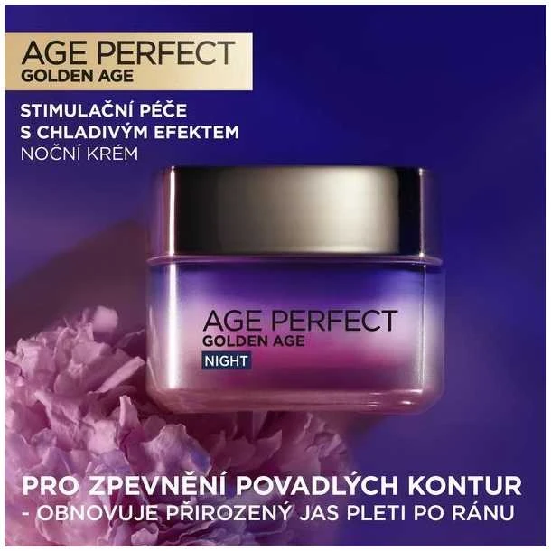 L'Oréal Paris Age Perfect Golden Age Night Skin Kreminis moterims, 50 ml