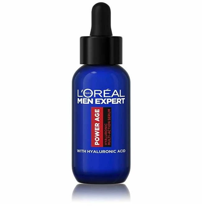 L'Oréal Paris Men Expert Power Age Hyaluronic Multi-Action serumas odos serumas vyrams, 30 ml