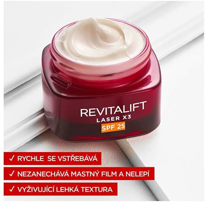 L'Oreal D/E REVITALIFT LASER dieninis veido kremas su SPF 20 50ml 50MLT