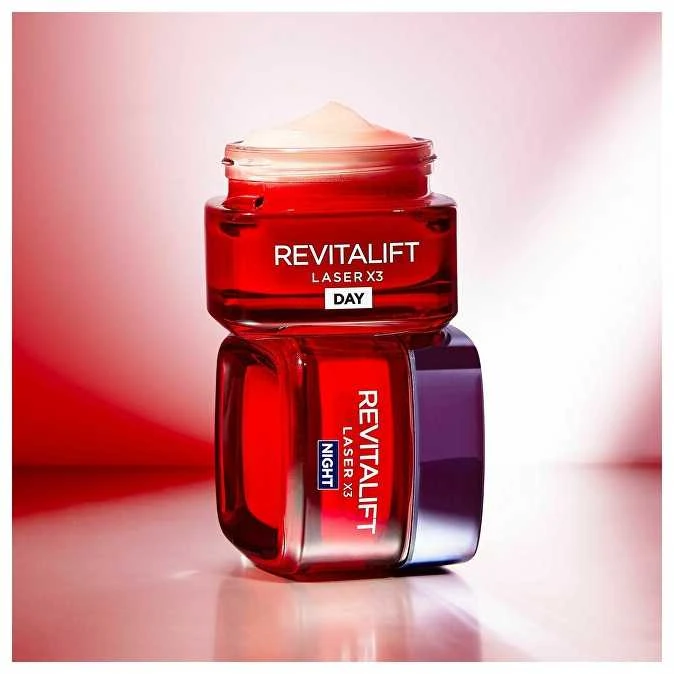 L'Oréal Paris Revitalift lazerinis X3 Day Kreminis Day Kreminis moterims, 50 ml