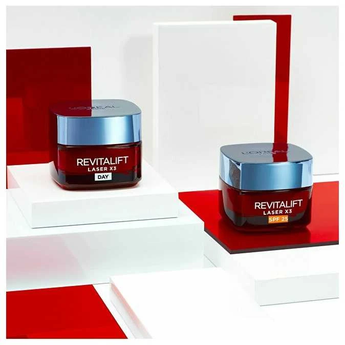 L'Oréal Paris Revitalift lazerinis X3 Day Kreminis Day Kreminis moterims, 50 ml
