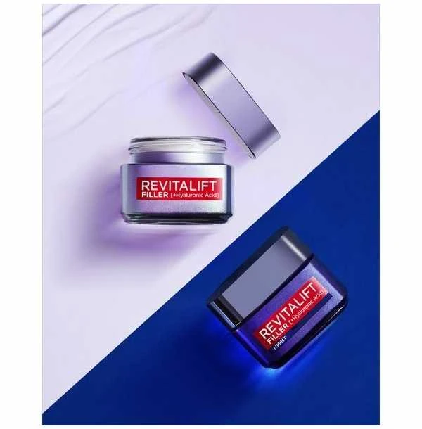 L'Oreal Paris Kasdienio kremo nuo senėjimo "RevitaLift Filler" [HA] 50 ml